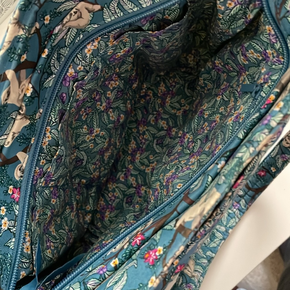 Vera Bradley Sloth Glenna Satchel Sloth Print - Picture 3 of 5